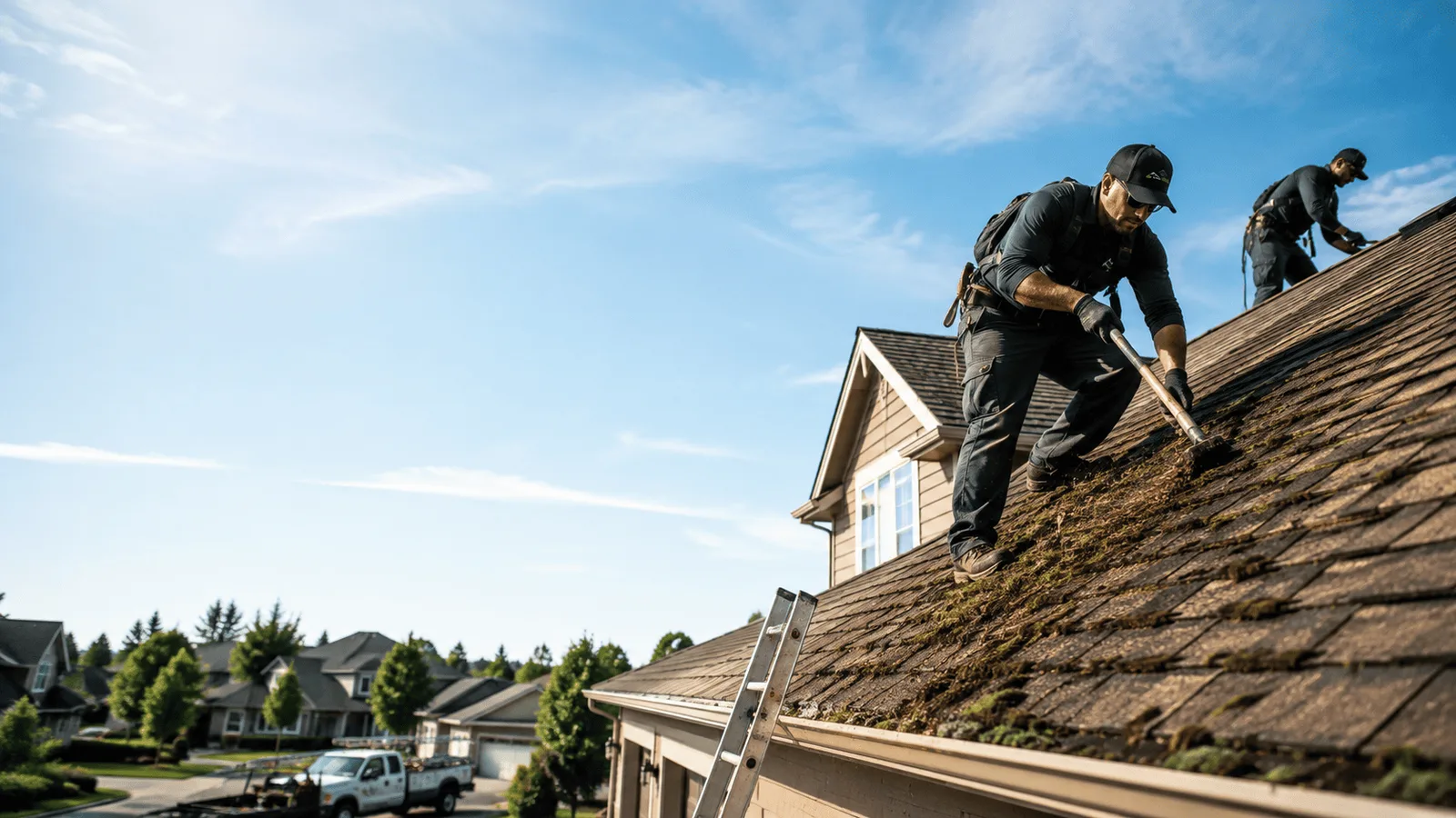 Roof Moss Removal in Arrowsmith, IL near me